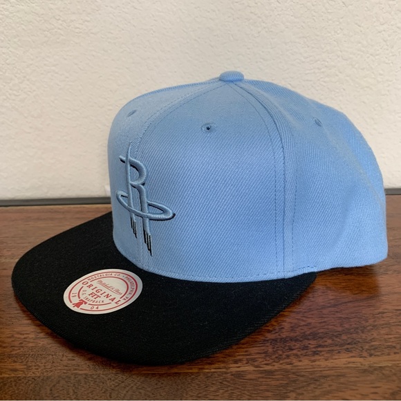 Mitchell & Ness Houston Rockets Adjustable Snapback Hat Cap - Picture 2 of 6